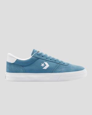 Converse Boulevard Sneakers Low Blå | CV-901QSO