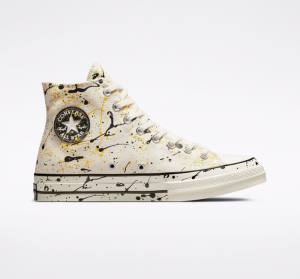 Converse Chuck 70 Archive Paint Splatter Sneakers High Sort | CV-930PKB