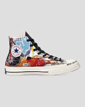 Converse Chuck 70 Beat The World Sneakers High Flerfarvede | CV-051DEM