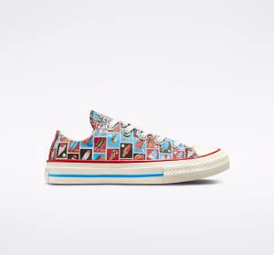 Converse Chuck 70 Frozen Treats Sneakers Low Rød Blå | CV-271HLX