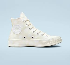 Converse Chuck 70 Polka Dots Sneakers High Hvide | CV-246OVY