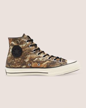 Converse Chuck 70 Realtree Edge Camo Print Utility Sneakers High Brune | CV-387DXO