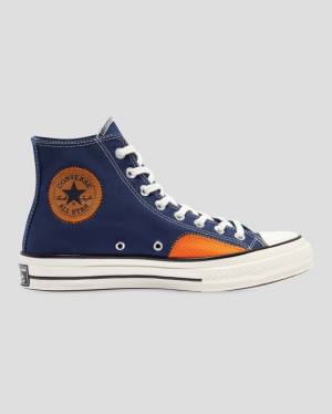 Converse Chuck 70 Ripstop Sneakers High Blå | CV-416UAE