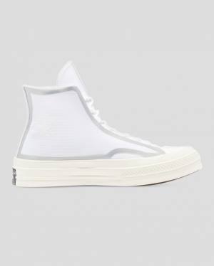 Converse Chuck 70 Tape Seam Sneakers High Hvide | CV-367BKN