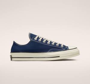 Converse Chuck 70 Tonal Polyester Sneakers Low Mørkeblå Sort | CV-785SGY