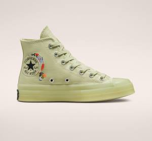 Converse Chuck 70 We Are Stronger Together Sneakers High Olivengrøn Sort | CV-630KMN