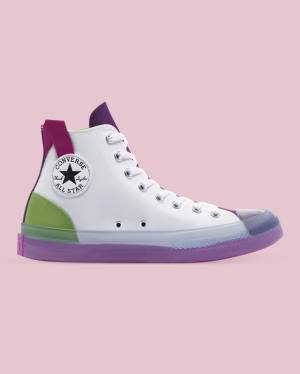 Converse Chuck Taylor All Star CX Blocked Sneakers High Hvide | CV-120EJU