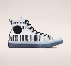 Converse Chuck Taylor All Star CX Translucent Barcode Sneakers High Hvide Sort | CV-217TXV