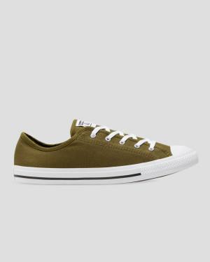 Converse Chuck Taylor All Star Dainty Mix And Match Sneakers Low Olivengrøn Blå | CV-907DLG