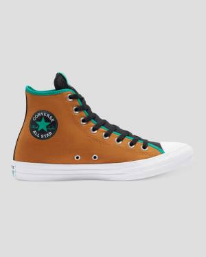 Converse Chuck Taylor All Star Digital Terrain Sneakers High Brune Grøn | CV-164YTE