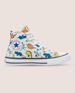 Converse Chuck Taylor All Star Dinoverse Sneakers High Hvide | CV-108BMV