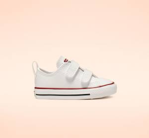 Converse Chuck Taylor All Star Easy-On Læder Sneakers Low Hvide | CV-480JGH