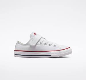 Converse Chuck Taylor All Star Easy-On Sneakers Low Hvide Hvide Beige | CV-814ISA