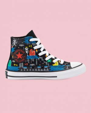 Converse Chuck Taylor All Star Gamer Print Sneakers High Sort | CV-063THB