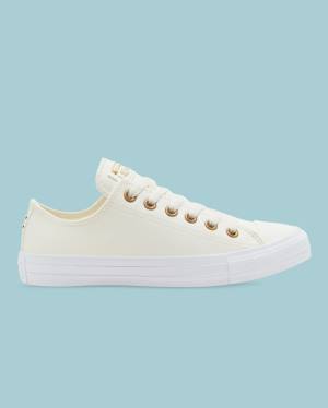 Converse Chuck Taylor All Star Go Gold SL Sneakers Low Beige | CV-140DEZ