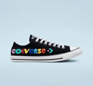 Converse Chuck Taylor All Star Happy Faces Sneakers Low Sort | CV-675XLS