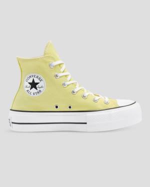 Converse Chuck Taylor All Star Lift Seasonal Colour Sneakers High Gul | CV-179AYO