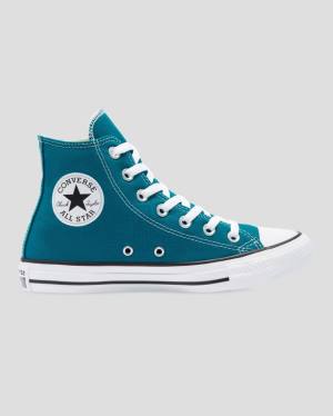 Converse Chuck Taylor All Star Seasonal Sneakers High Blå | CV-763CIY