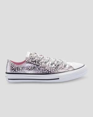 Converse Chuck Taylor All Star Shes A Star Sneakers Low Lyserød Sølv | CV-184SEU