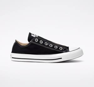 Converse Chuck Taylor All Star Slip Sneakers Low Sort Hvide | CV-317WCP