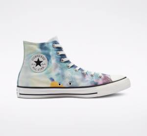 Converse Chuck Taylor All Star Tie-Dye Sneakers High Flerfarvede Sort | CV-241JKH