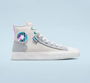 Converse Chuck Taylor Alt Star Marbled Patch Sneakers High Grå Lyserød | CV-195FMP