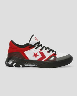 Converse G4 Rivals Sneakers Low Hvide Rød Sort | CV-271HIU