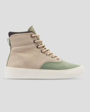 Converse Jungle Cloth Skidgrip Sneakers High Brune Grøn | CV-976JZM