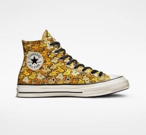 Converse Peanuts Chuck 70 Sneakers High Gul Guld | CV-873YPU