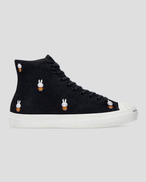 Converse Pop Trading Miffy Jack Purcell Pro Corduroy Sneakers High Sort | CV-856BQK