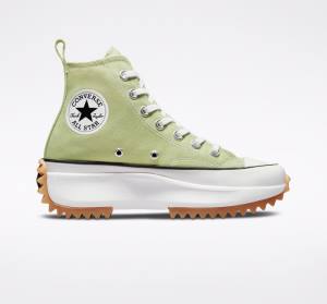 Converse Run Star Hike Platform Seasonal Color Sneakers High Olivengrøn Sort Hvide | CV-487WOE