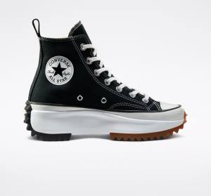 Converse Run Star Hike Platform Sneakers High Sort Hvide | CV-214CBV