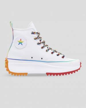 Converse Run Star Hike Pride Sneakers High Hvide | CV-154DMY