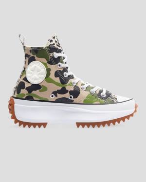 Converse Run Star Hike Wild Archive Sneakers High Camo | CV-167UTG