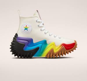 Converse Run Star Motion Platform Pride Sneakers High Lilla | CV-531CQN