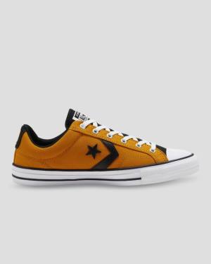 Converse Star Player Sneakers Low Gul Sort | CV-472VOX