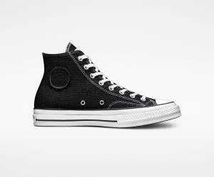 Converse Stussy Chuck 70 Sneakers High Sort Hvide | CV-402CBH