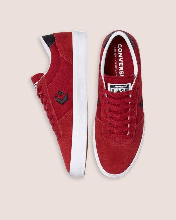 Converse Boulevard Ruskind Sneakers Low Rød | CV-345PFU