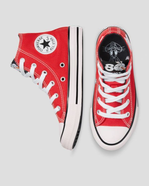 Converse Bugs Bunny Chuck Taylor All Star Sneakers High Rød | CV-381GBI