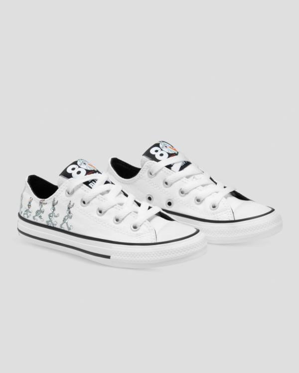 Converse Bugs Bunny Chuck Taylor All Star Sneakers Low Hvide | CV-502XJT