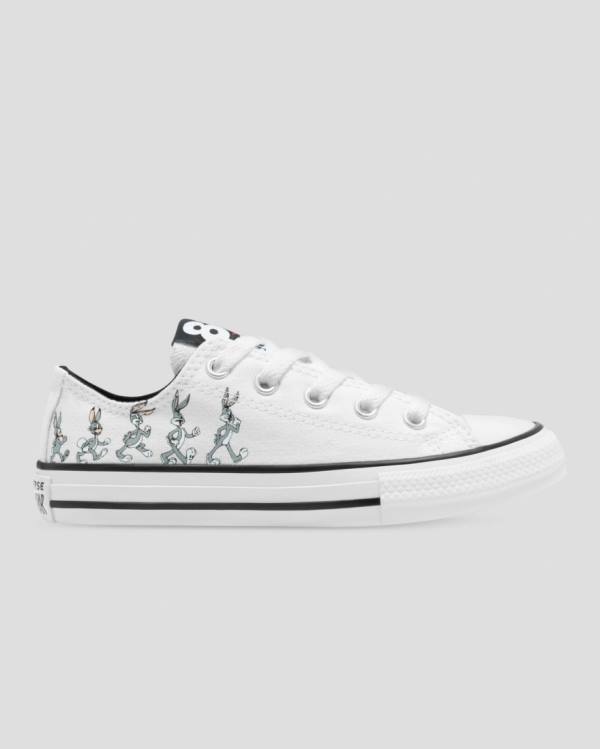 Converse Bugs Bunny Chuck Taylor All Star Sneakers Low Hvide | CV-502XJT