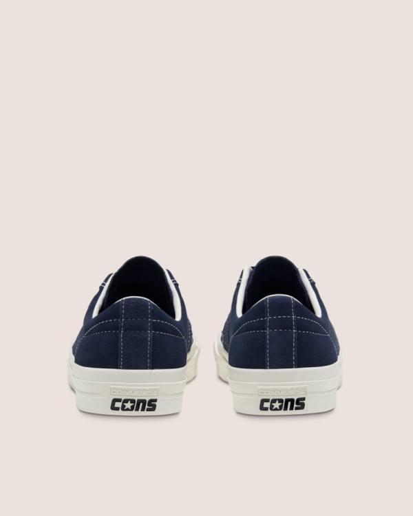 Converse CONS Alexis Sablone One Star Pro Ruskind Sneakers Low Blå | CV-713XAE