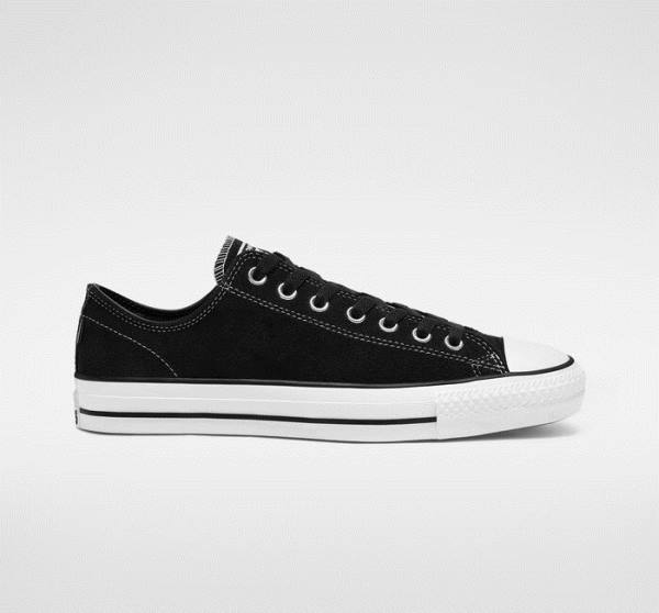 Converse CONS Chuck Taylor All Star Pro Ruskind Skate Sko Sort Hvide | CV-630CFL