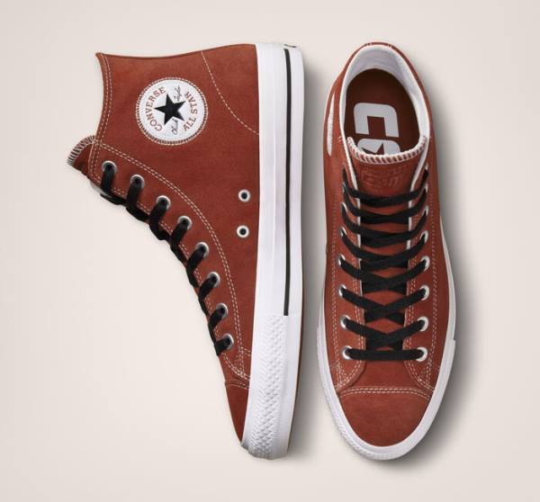 Converse CONS Chuck Taylor All Star Pro Ruskind Skate Sko Sort Hvide | CV-712TSZ