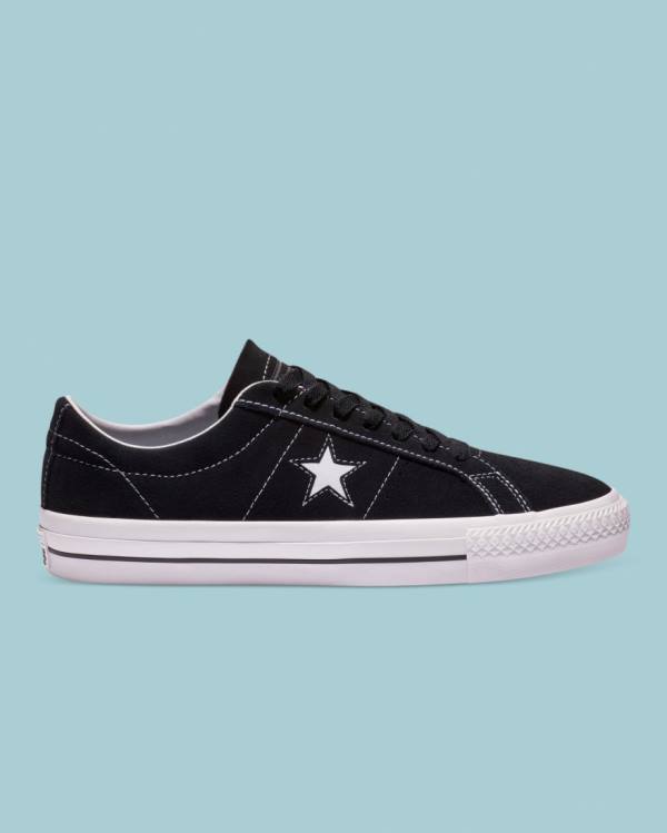 Converse CONS One Star Pro Ruskind Sneakers Low Sort | CV-301MCX