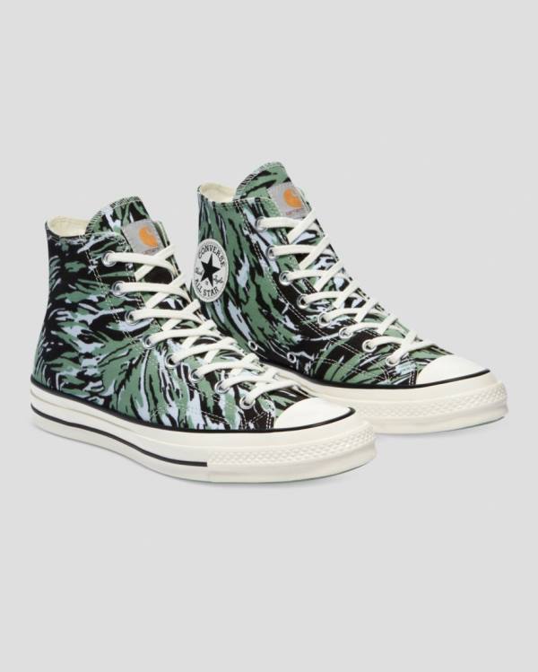 Converse Carhartt Chuck 70 Sneakers High Grøn | CV-014LHY