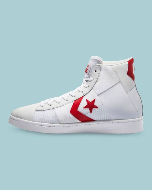 Converse Chase The Drip Pro Læder Sneakers High Hvide | CV-809SAY