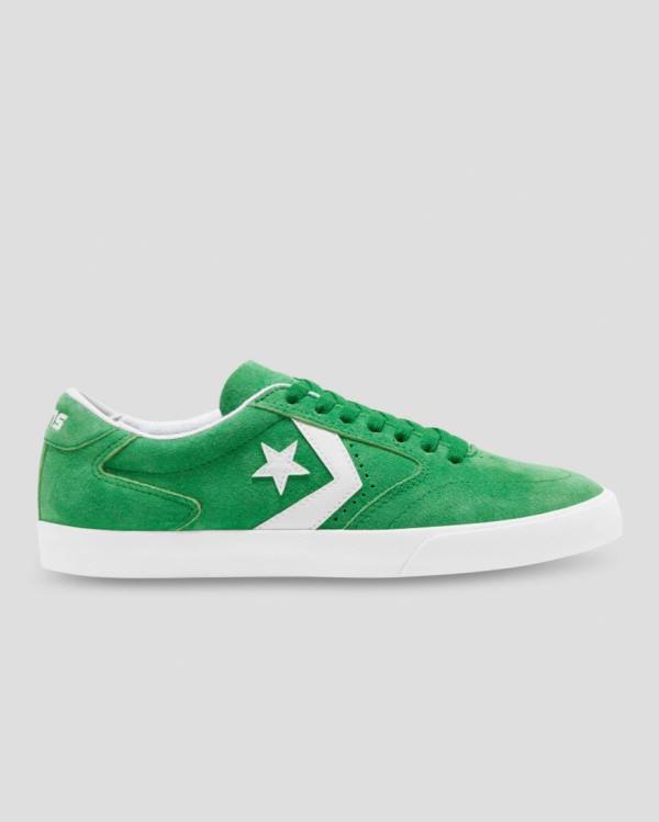 Converse Checkpoint Pro Pigskin Ruskind Sneakers Low Grøn | CV-904ZEY