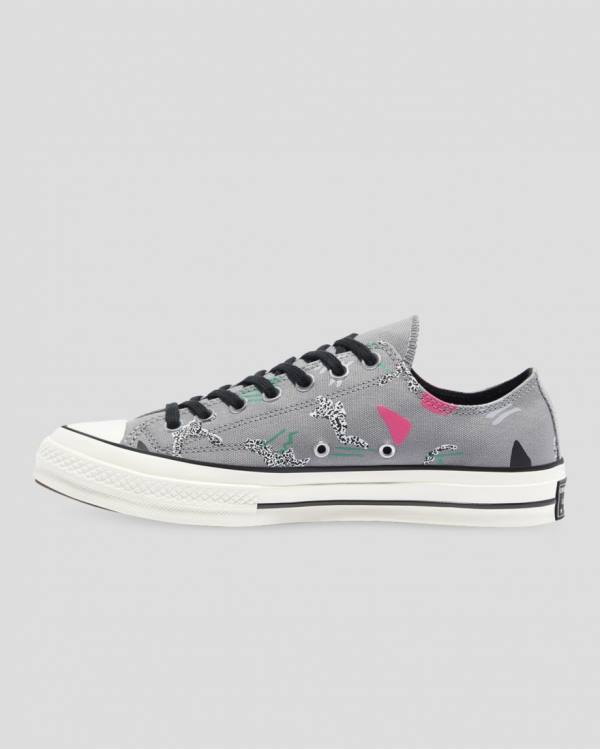 Converse Chuck 70 80s Archive Print Sneakers Low Grå | CV-219NLF