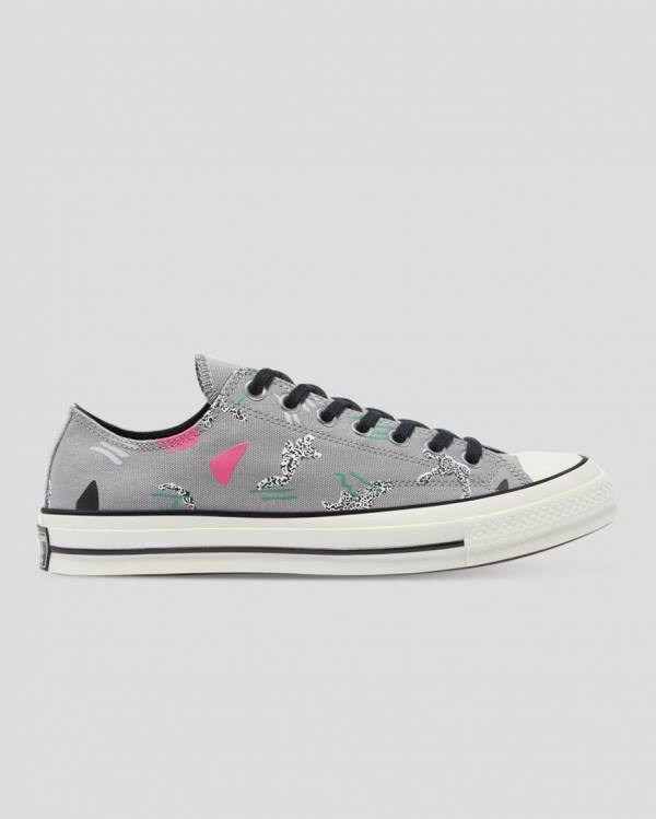 Converse Chuck 70 80s Archive Print Sneakers Low Grå | CV-219NLF